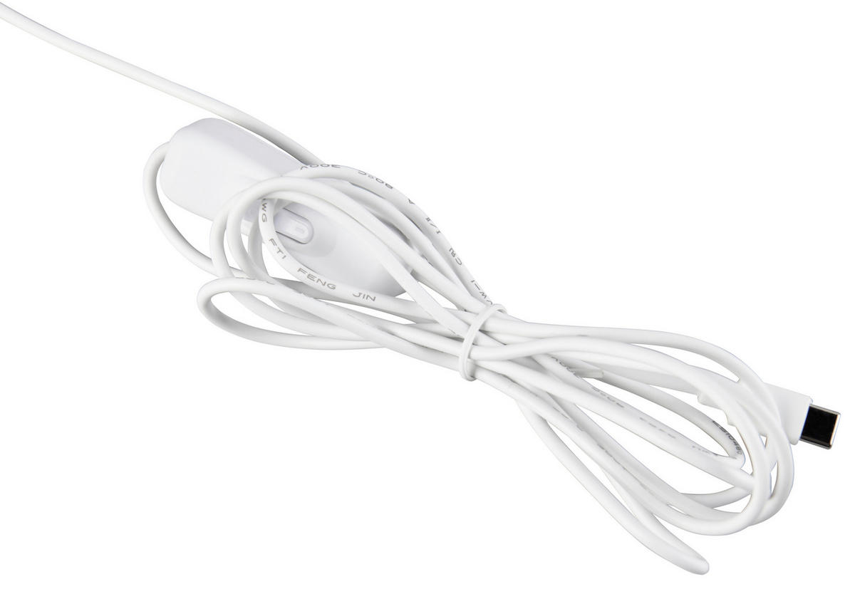LED-DEKOLEUCHTE Football 23/24 cm  - Weiß, LIFESTYLE, Kunststoff/Metall (23/24cm) - Novel