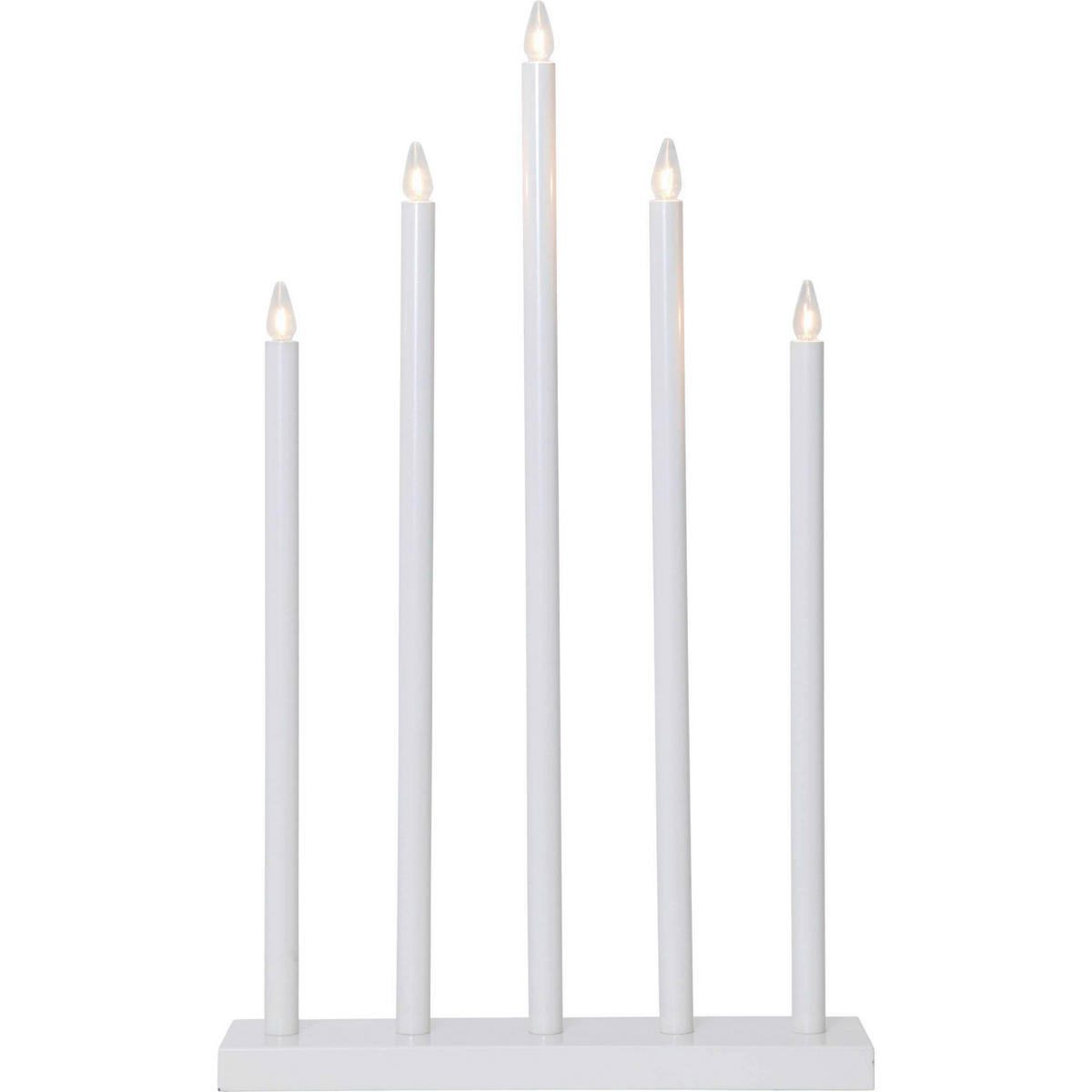 LED-KERZE  - Weiß, Basics, Holz/Kunststoff (38/10/64cm) - Eglo