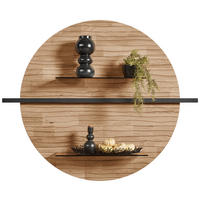 WANDPANEEL Eichefarben  116/96/22 cm  - Eichefarben, Natur, Glas/Holz (116/96/22cm) - Valnatura