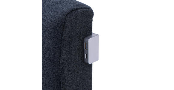 BOXSPRINGBETT 140/200 cm in Anthrazit - Anthrazit/Schwarz, KONVENTIONELL, Holzwerkstoff/Kunststoff (140/200cm) - Carryhome