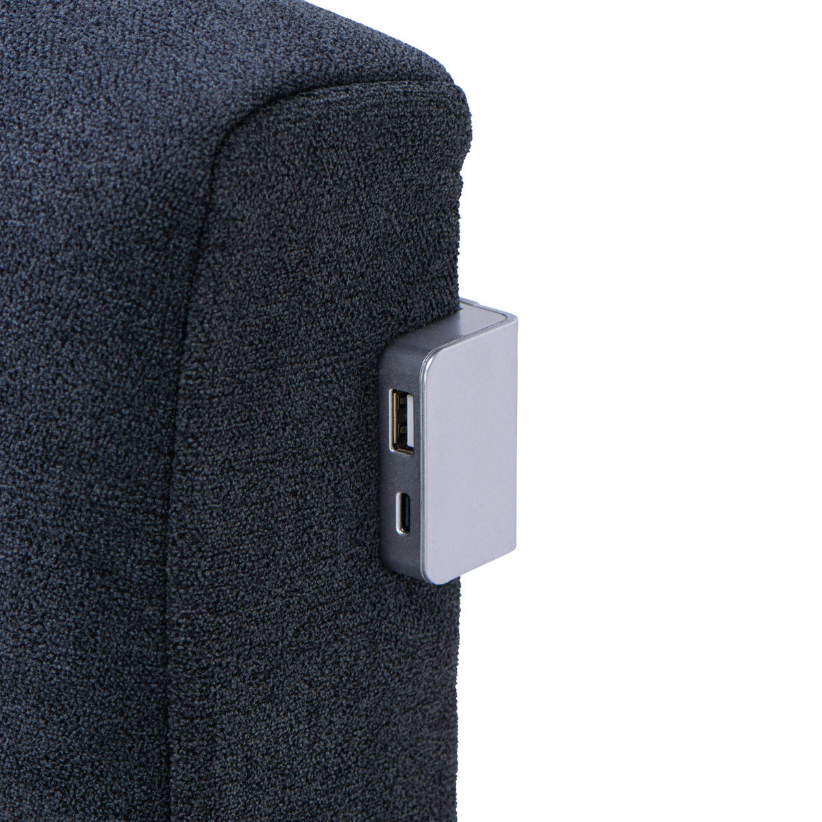 BOXSPRINGBETT 140/200 cm  in Anthrazit  - Anthrazit/Schwarz, Konventionell, Holzwerkstoff/Kunststoff (140/200cm) - Carryhome