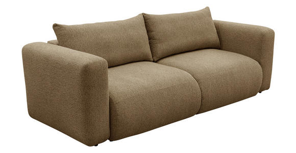 SCHLAFSOFA Flachgewebe Dunkelorange  inkl.  - Dunkelorange/Schwarz, MODERN, Kunststoff/Textil (248/94/109cm) - Carryhome