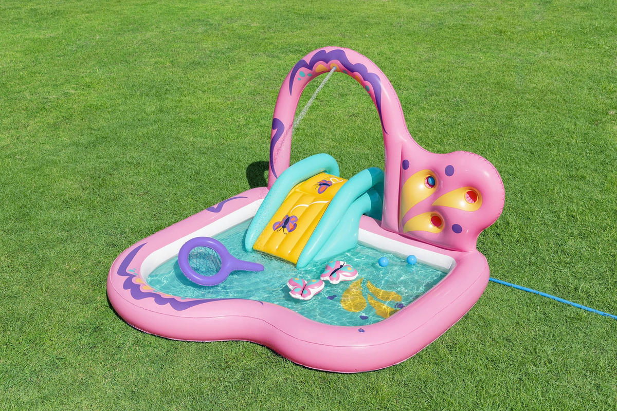 PLANSCHBECKEN 180/180/117 cm  - Multicolor, Basics, Kunststoff (180/180/117cm) - Bestway