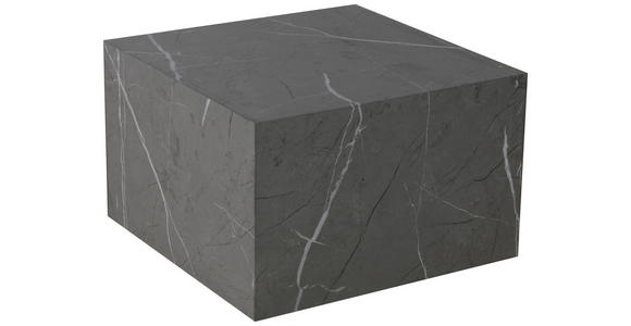 COUCHTISCH 60/60/38 cm quadratisch Schwarz  - Schwarz, Design, Holzwerkstoff (60/60/38cm) - Carryhome