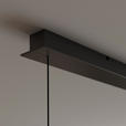 LED-HÄNGELEUCHTE Baia 100/20/180 cm   - Schwarz, Design, Glas/Metall (100/20/180cm) - Dieter Knoll