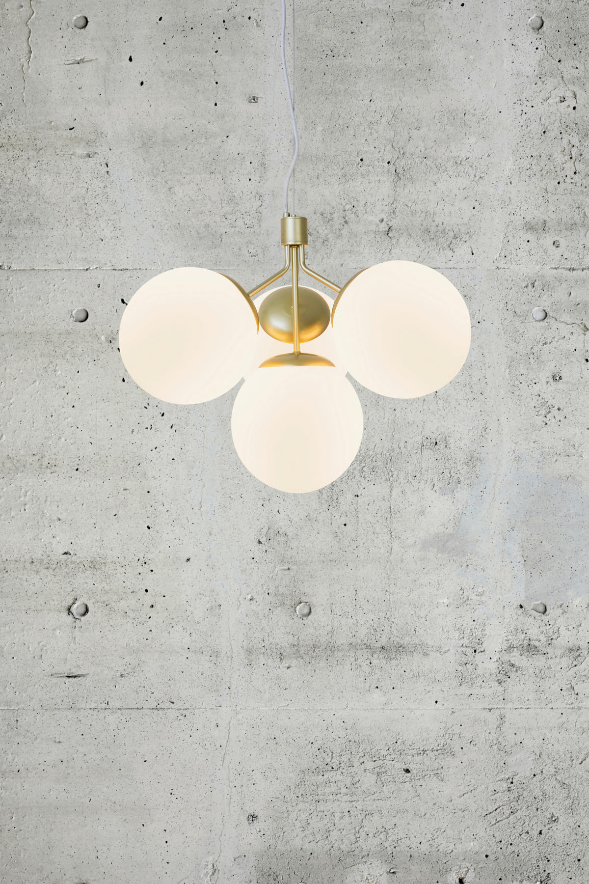 HÄNGELEUCHTE 41/54 cm  - Messingfarben, KONVENTIONELL, Glas/Metall (41/54cm) - Nordlux