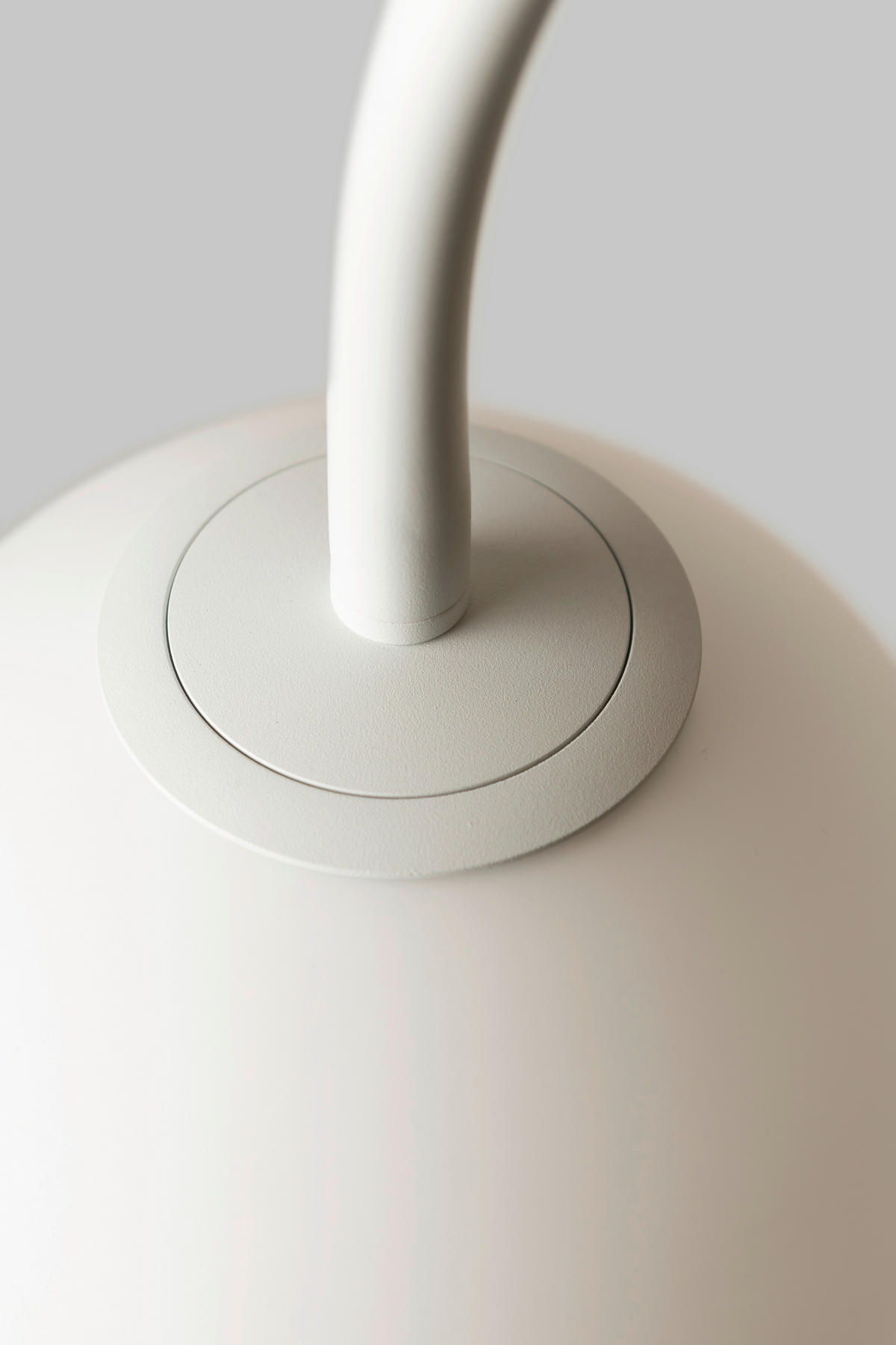 STOJACÍ LAMPA, 42/163 cm  - bílá, Design, kov/kámen (42/163cm) - It's about Romi