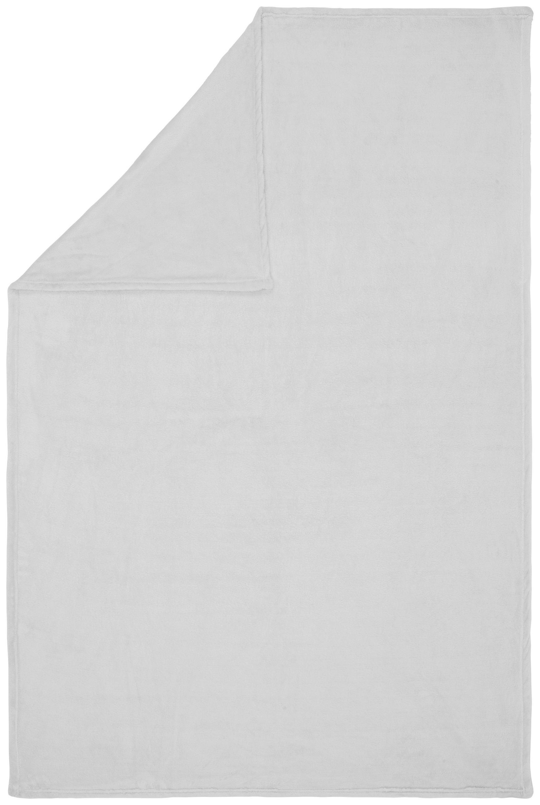 DECKE EMMA 220/240 cm  - Silberfarben, Basics, Textil (220/240cm) - Novel
