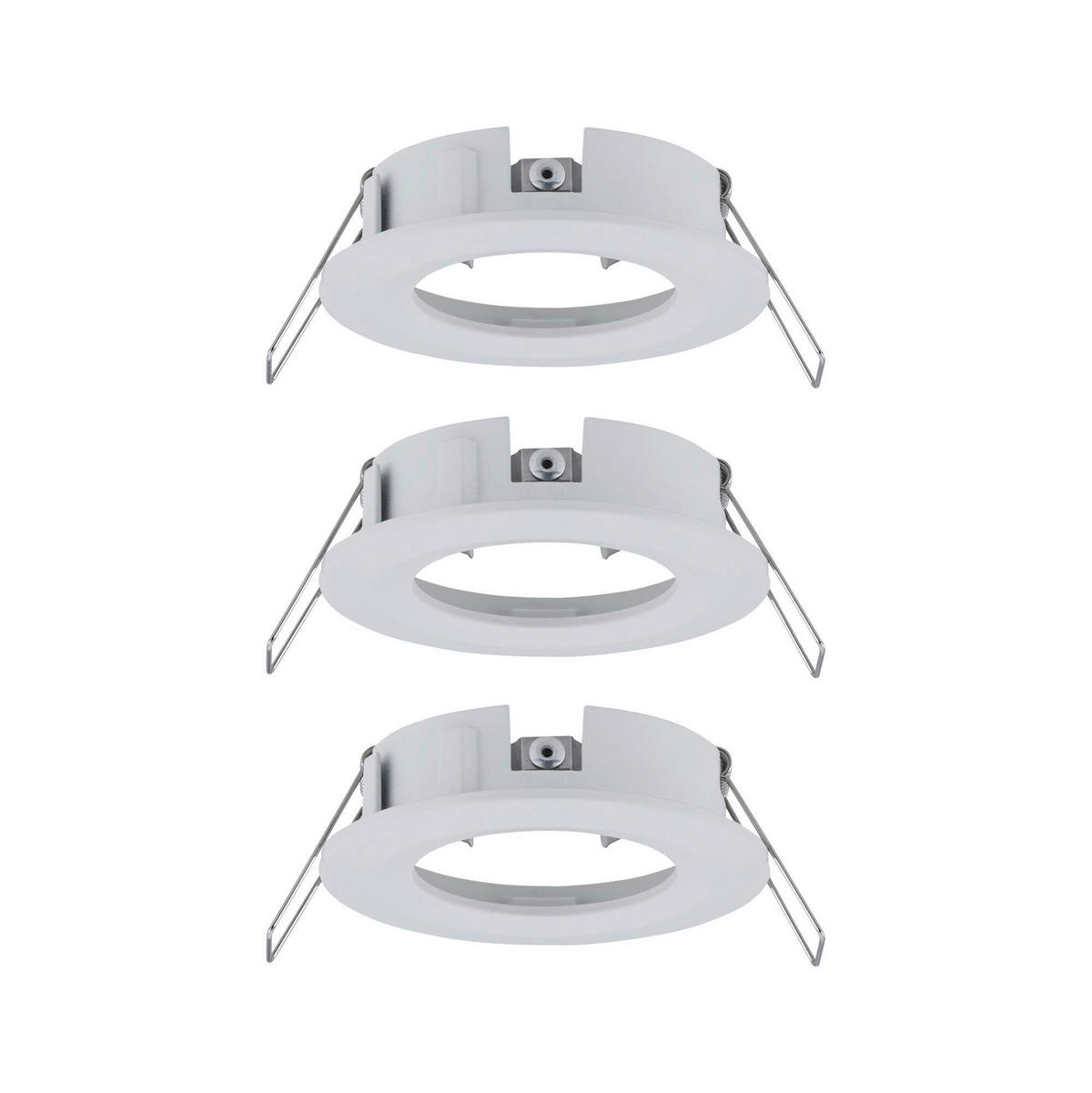 DECKENLEUCHTE 8,4 cm  - Alufarben/Weiß, Basics, Metall (8,4cm) - Paulmann