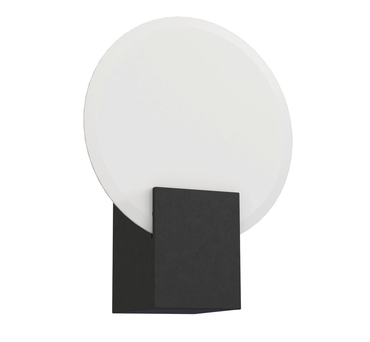 WANDLEUCHTE Hester 20/25,5 cm   - Schwarz, Design, Glas/Metall (20/25,5cm) - Nordlux