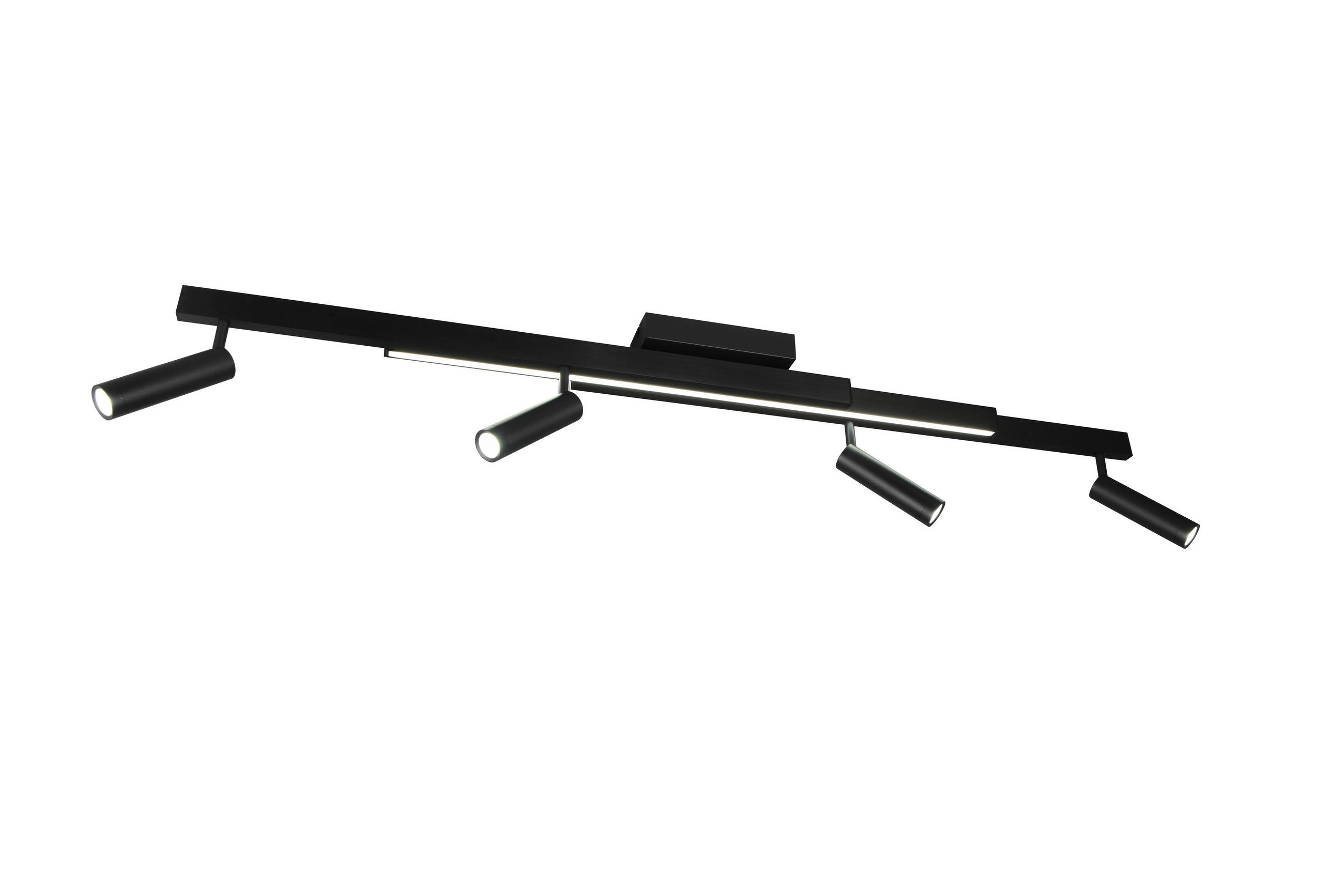 Trio Leuchten Led-Strahler Zeno Schwarz 23x8.5x133 cm