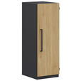 KOMMODE  in 40/112,5/41,9 cm  - Weiß/Hickory, Design, Holzwerkstoff/Metall (40/112,5/41,9cm) - Moderano