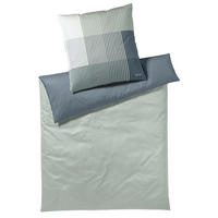 BETTWÄSCHE Joop! Divided Makosatin 155/220 cm  - Salbeigrün, KONVENTIONELL, Textil (155/220cm) - Joop!