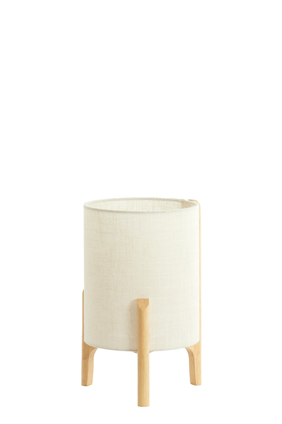 TISCHLEUCHTE Litto 22/33/22 cm  - Braun, MODERN, Holz/Kunststoff (22/33/22cm) - Light & Living