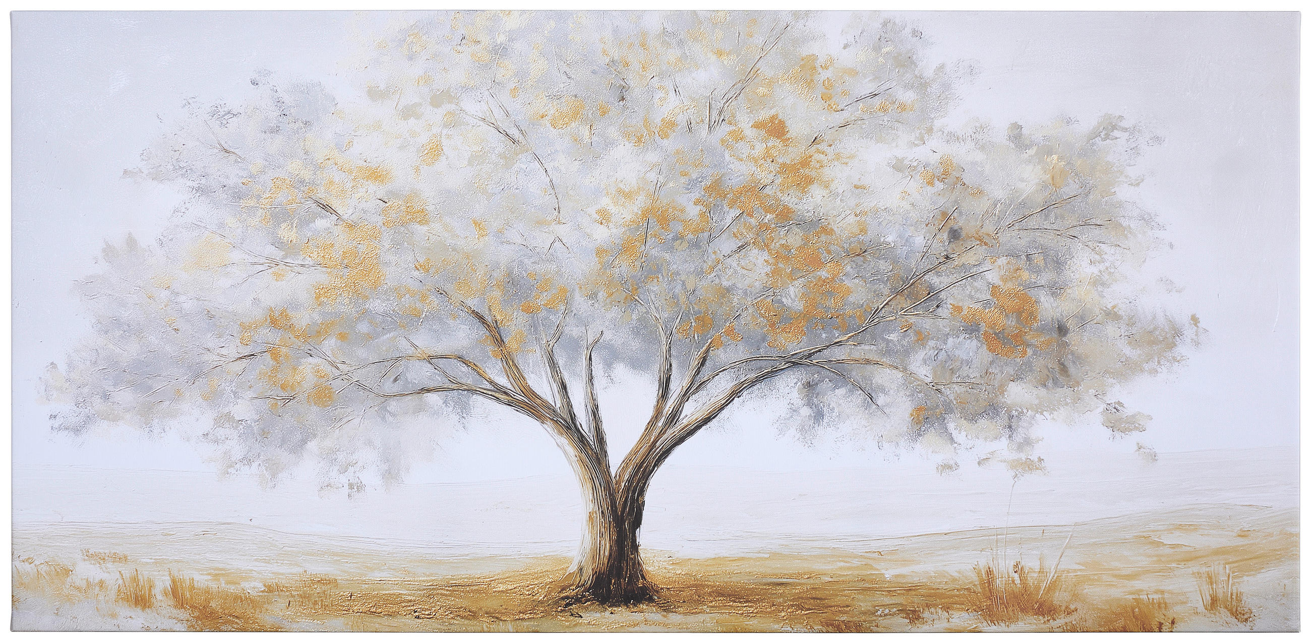 LEINWANDBILD Landschaft und Natur, Bäume Multicolor 115/55 cm  - Multicolor, Basics, Holz/Papier (115/55cm) - Euroart