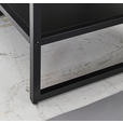 COUCHTISCH 75/75/40 cm quadratisch Naturfarben, Schwarz  - Schwarz/Naturfarben, Basics, Holzwerkstoff/Metall (75/75/40cm) - Carryhome