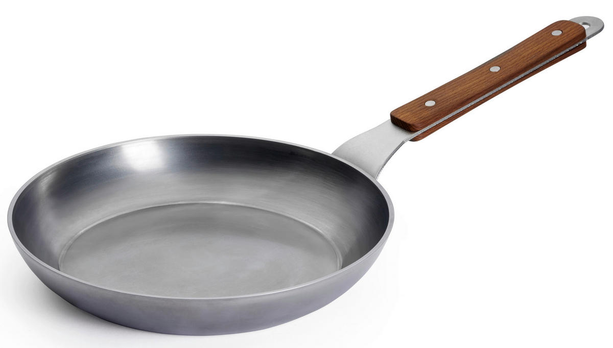 PANVICA NA SMAŽENIE 24 cm  - strieborná, Basics, kov (24cm) - WOLL