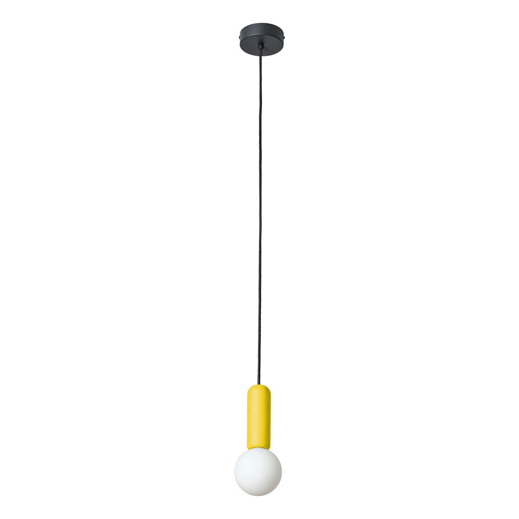 HÄNGELEUCHTE 10/120 cm   - Dunkelgelb, Basics, Stein (10/120cm) - Osram