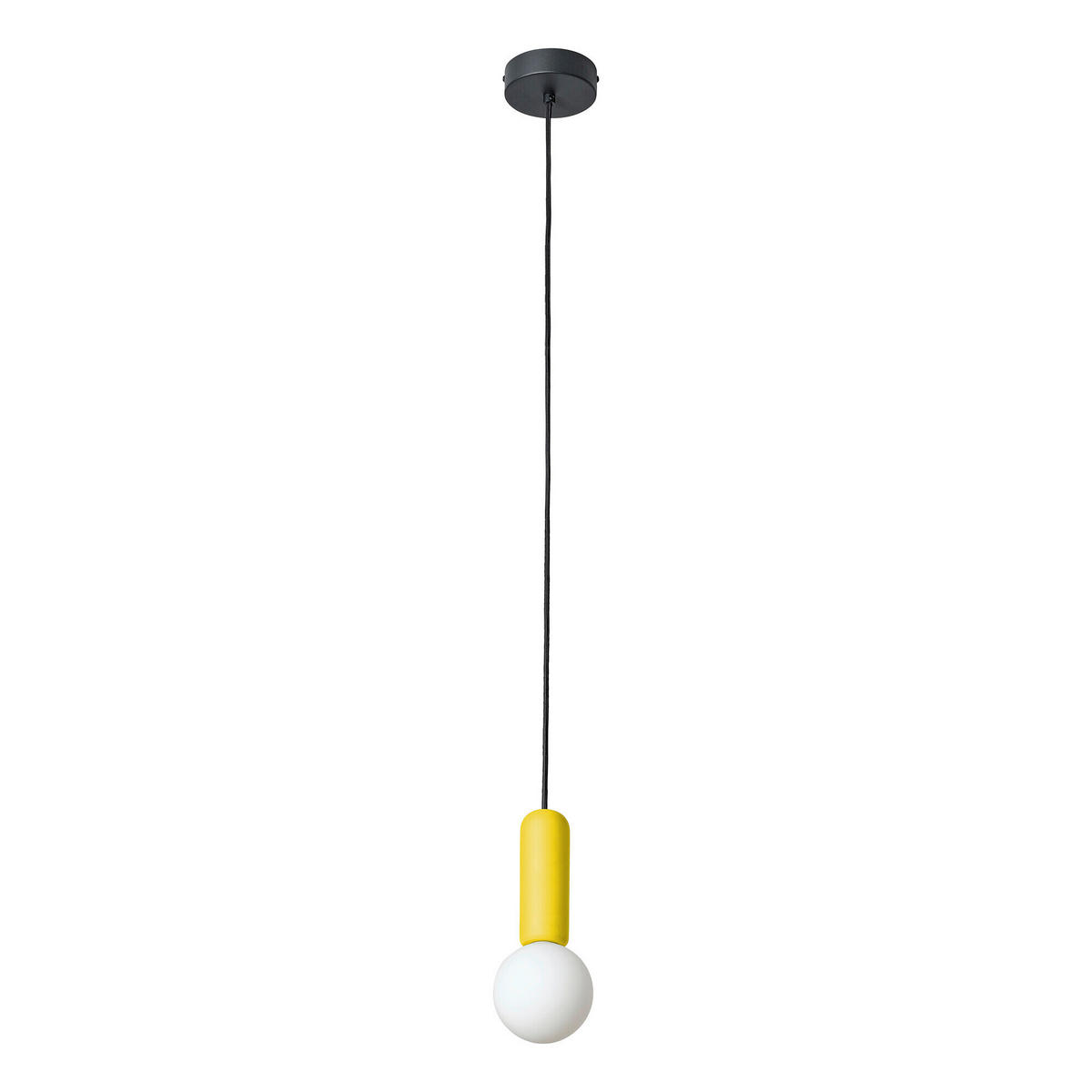 HÄNGELEUCHTE 10/120 cm   - Dunkelgelb, Basics, Stein (10/120cm) - Osram
