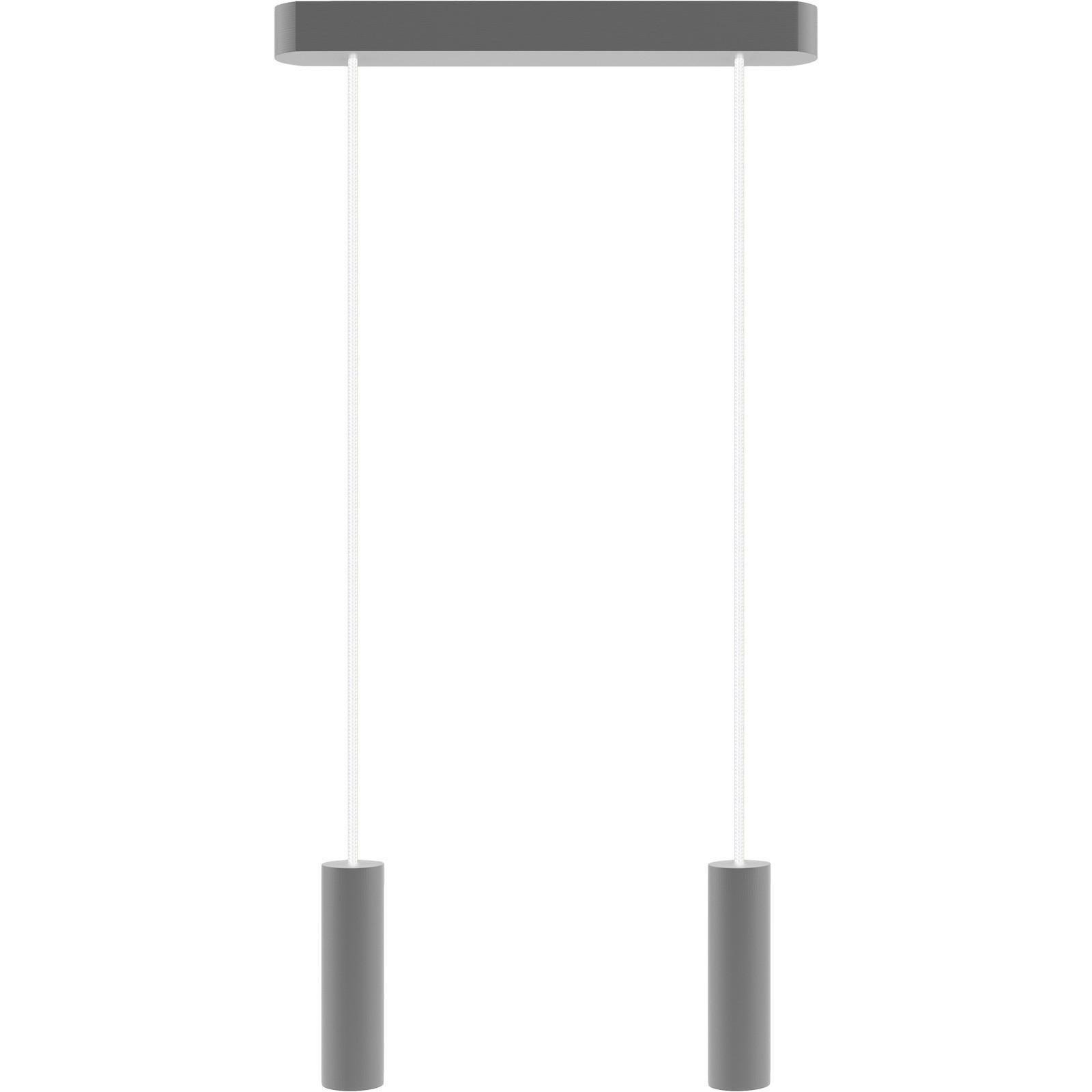 ZÁVĚSNÉ SVÍTIDLO, 37/3.4/150 cm  - šedá, Design, dřevo (37/3.4/150cm)
