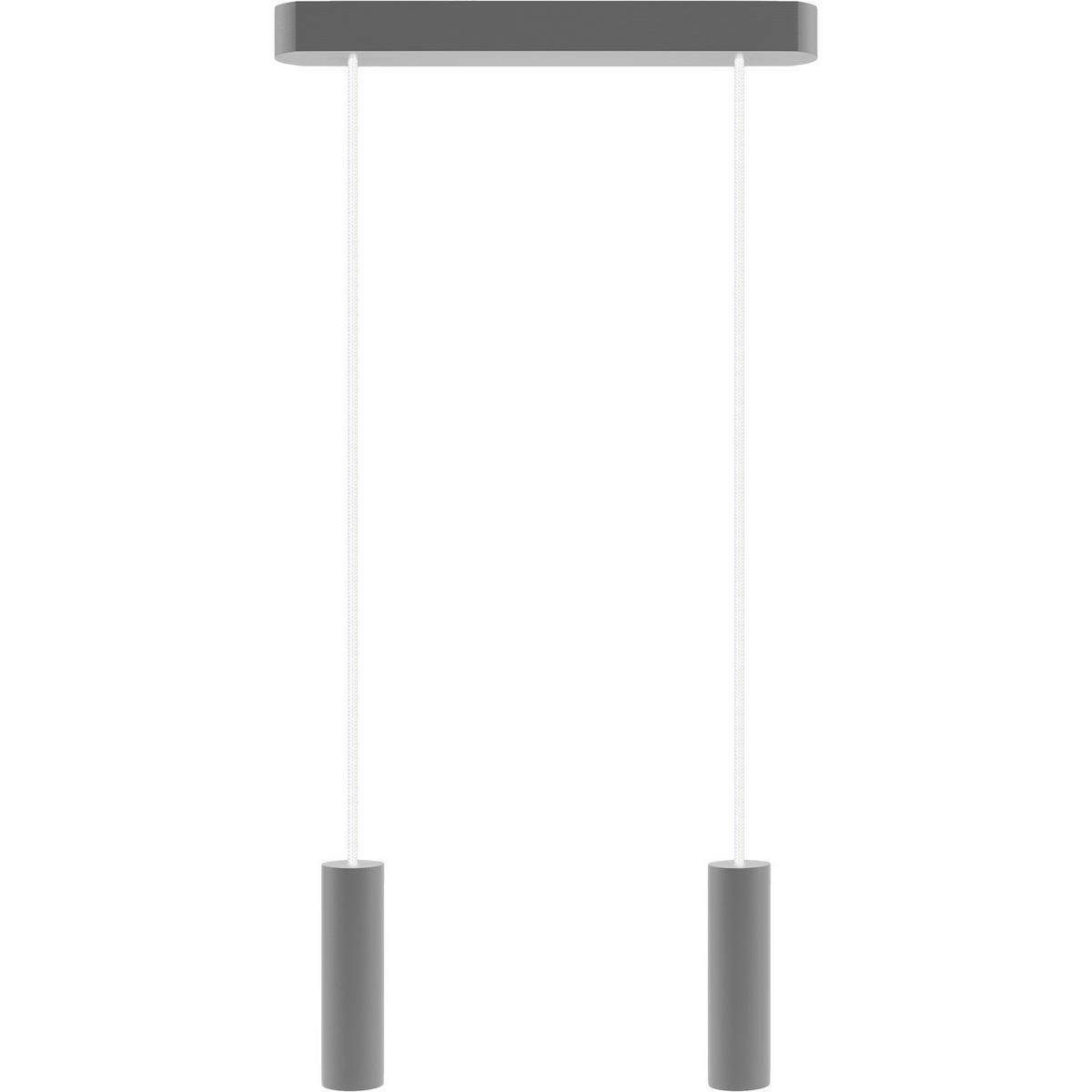 ZÁVĚSNÉ SVÍTIDLO, 37/3.4/150 cm  - šedá, Design, dřevo (37/3.4/150cm)