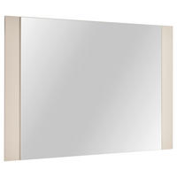 STENSKO OGLEDALO, 100/70/2 cm steklo, leseni material  - kašmir, Basics, steklo/leseni material (100/70/2cm) - Xora