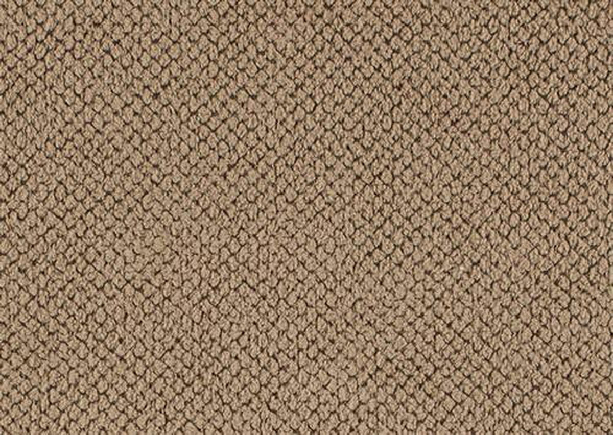 ECKSOFA in Flachgewebe Hellbraun  - Hellbraun/Schwarz, Design, Holz/Textil (160/215cm) - Stylife