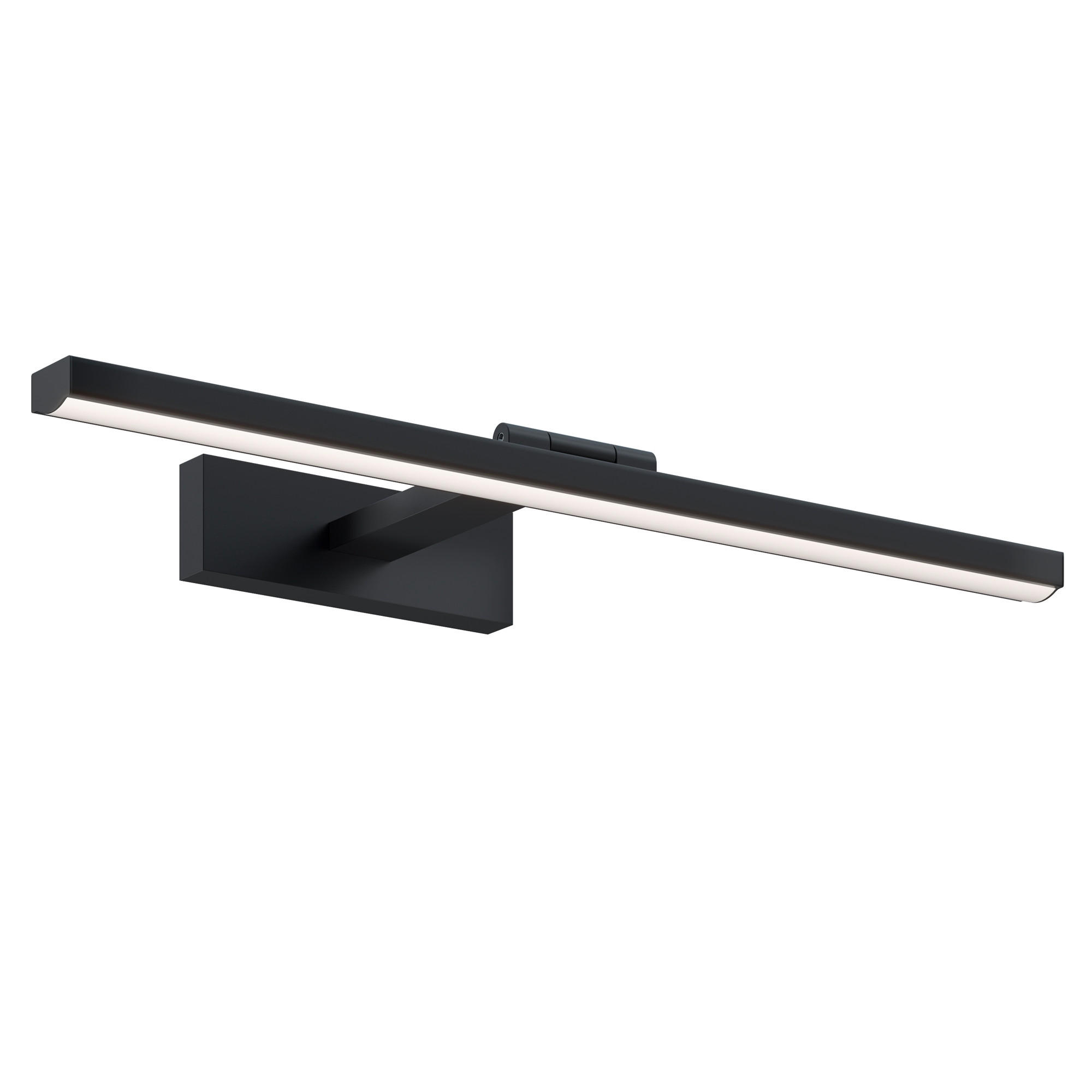 SPEGELLAMPA Mirror 49.5/5/20 cm   - svart, Trend, metall/plast (49.5/5/20cm) - MAYTONI