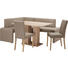 ECKBANK Lederlook Beige - Beige, KONVENTIONELL, Textil (150/190cm) - Carryhome ECKBANK Lederlook Beige - Beige, KONVENTIONELL, Textil (150/190cm) - Carryhome