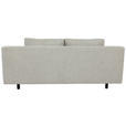 SCHLAFSOFA Lia in Webstoff Taupe  - Taupe/Schwarz, Design, Textil/Metall (197/84/92,5cm) - Hom`in