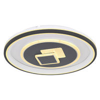 LED-DECKENLEUCHTE 46 W  50/7 cm    - Weiss/Opal, Design, Kunststoff/Metall (50/7cm) - Globo