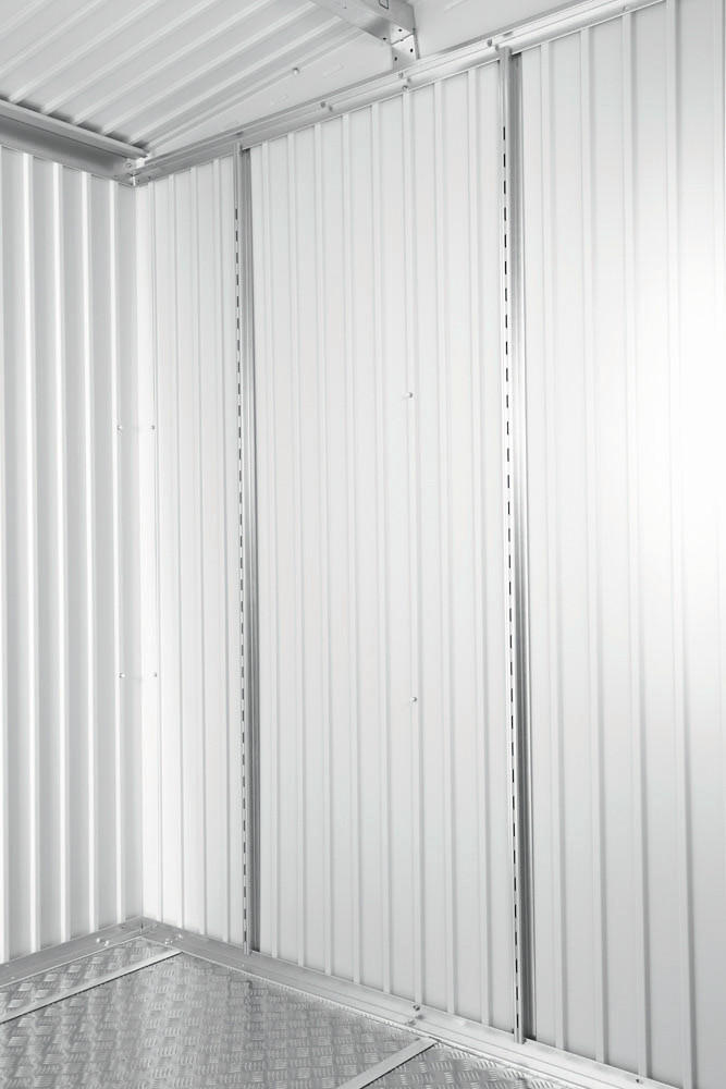 REGALSTEHER-SET 4/185/4 cm  - Silberfarben, Basics, Metall (4/185/4cm) - Biohort