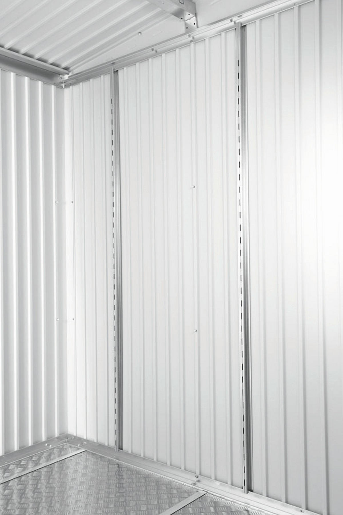 REGALSTEHER-SET 4/185/4 cm  - Silberfarben, Basics, Metall (4/185/4cm) - Biohort