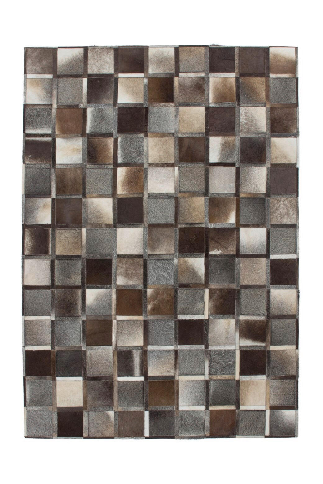 FLACHWEBETEPPICH 160/230 cm Lavish 410 Grau Grau  - Grau, Basics, Leder/Textil (160/230cm) - Novel