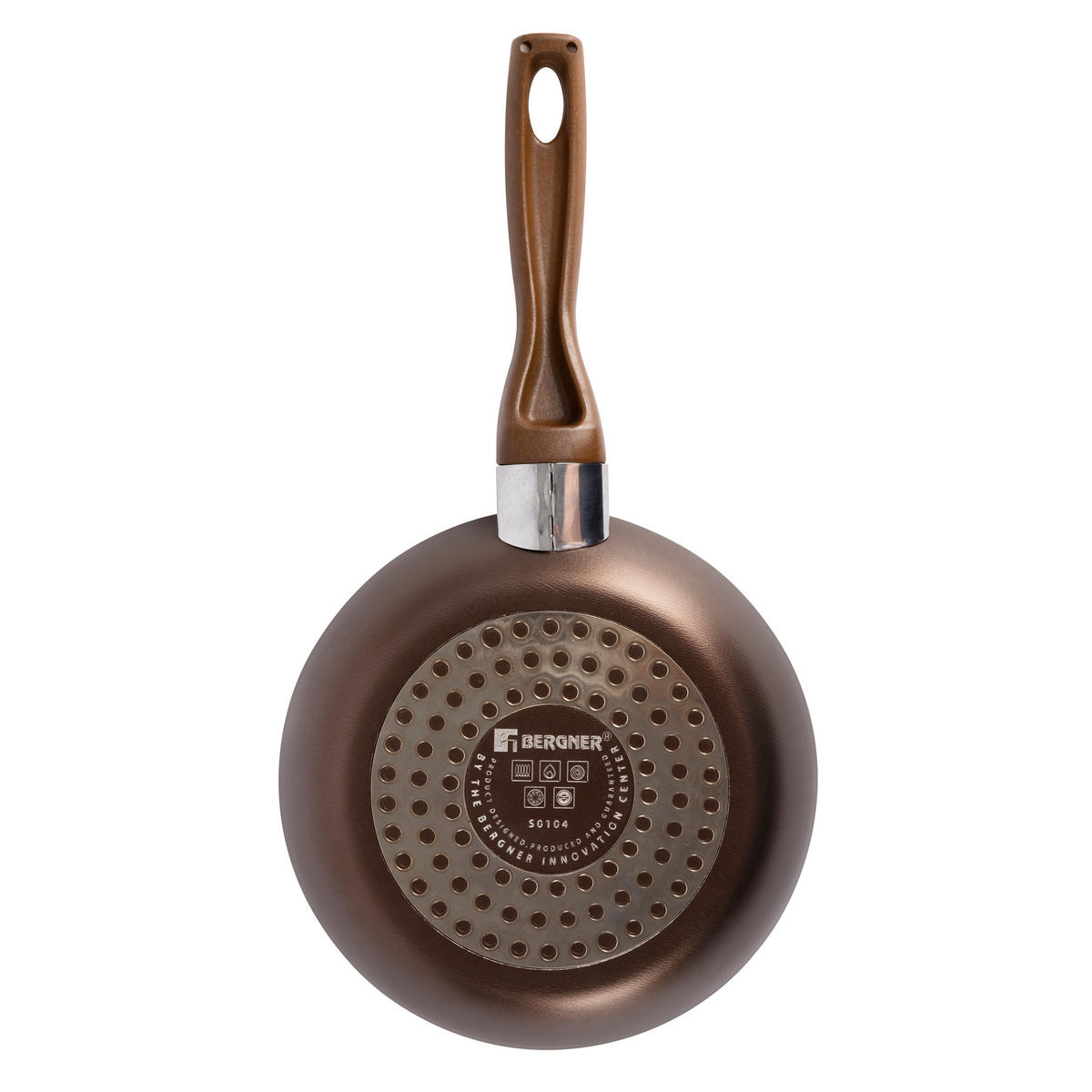 PFANNENSET Aluminium 3-teilig  - Braun/Weiß, Basics, Kunststoff/Metall (47/26/15cm)