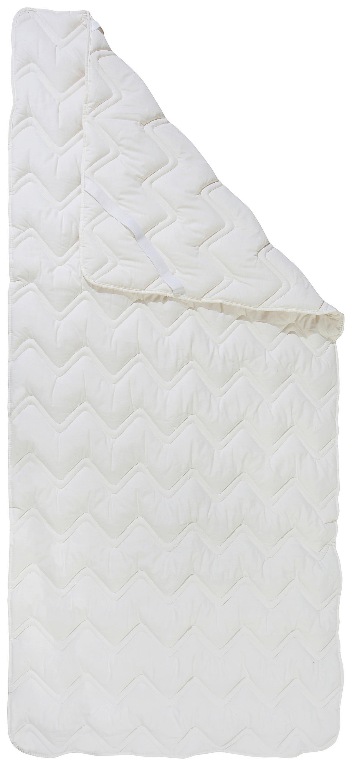 PODLOGA ZA VZMETNICO - bela, Konvencionalno, tekstil (200/200cm) - Sleeptex