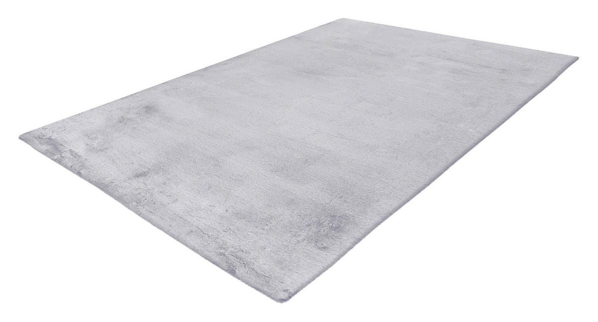 HOCHFLORTEPPICH 160/230 cm Grau, Weiß  - Weiß/Grau, KONVENTIONELL, Textil (160/230cm)