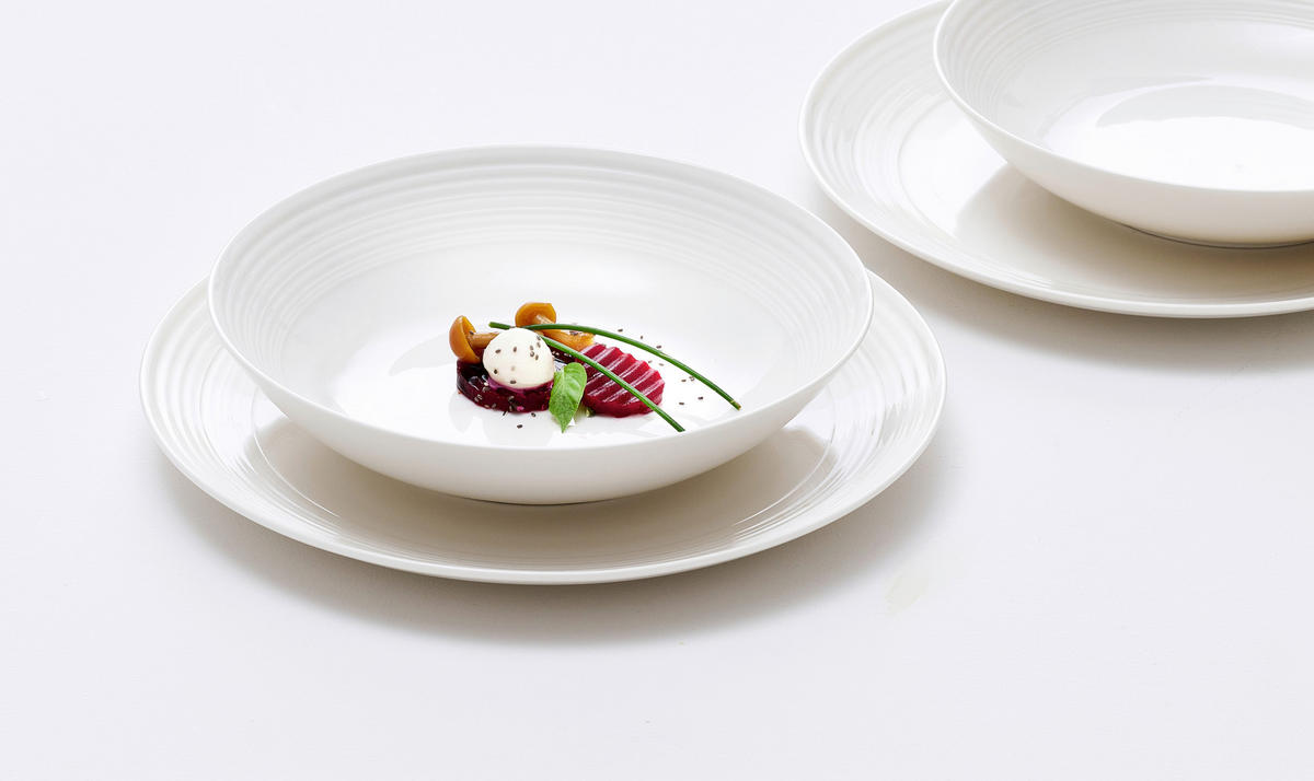 TAFELSERVICE Weiß 12-teilig  - Weiß, KONVENTIONELL, Keramik (28/21/29cm) - Ritzenhoff Breker