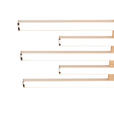 LED-DECKENLEUCHTE 60/22/6 cm   - Ecru/Weiß, Basics, Holzwerkstoff/Kunststoff (60/22/6cm) - Novel