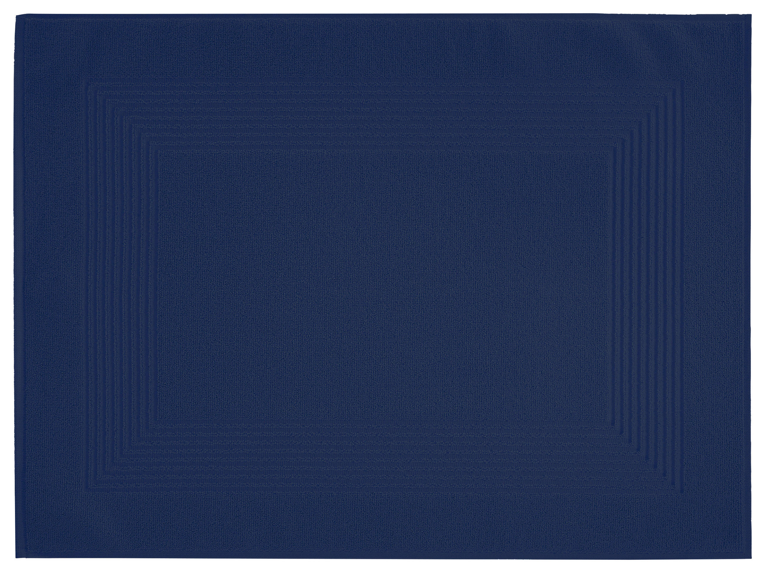 BADEMATTE Blau 50/70 cm  - Blau, Basics, Textil (50/70cm) - Vossen