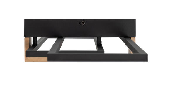 LED-DECKENLEUCHTE 96,5/25/9 cm   - Schwarz, Basics, Holz/Kunststoff (96,5/25/9cm) - Novel