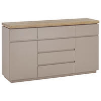 SIDEBOARD Palamos  in 150/86/40 cm  - Naturfarben/Grau, Basics, Holz/Holzwerkstoff (150/86/40cm)