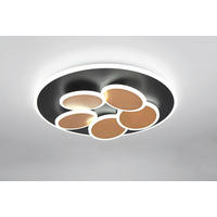 LED-DECKENLEUCHTE 49/7.5 cm   - Goldfarben/Schwarz, Design, Metall (49/7.5cm) - Trio Leuchten