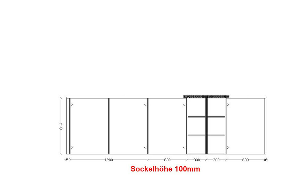 EINBAUKÜCHE Senso/Riva  - Edelstahlfarben/Eichefarben, Design, Holzwerkstoff/Metall (310cm) - Nobilia