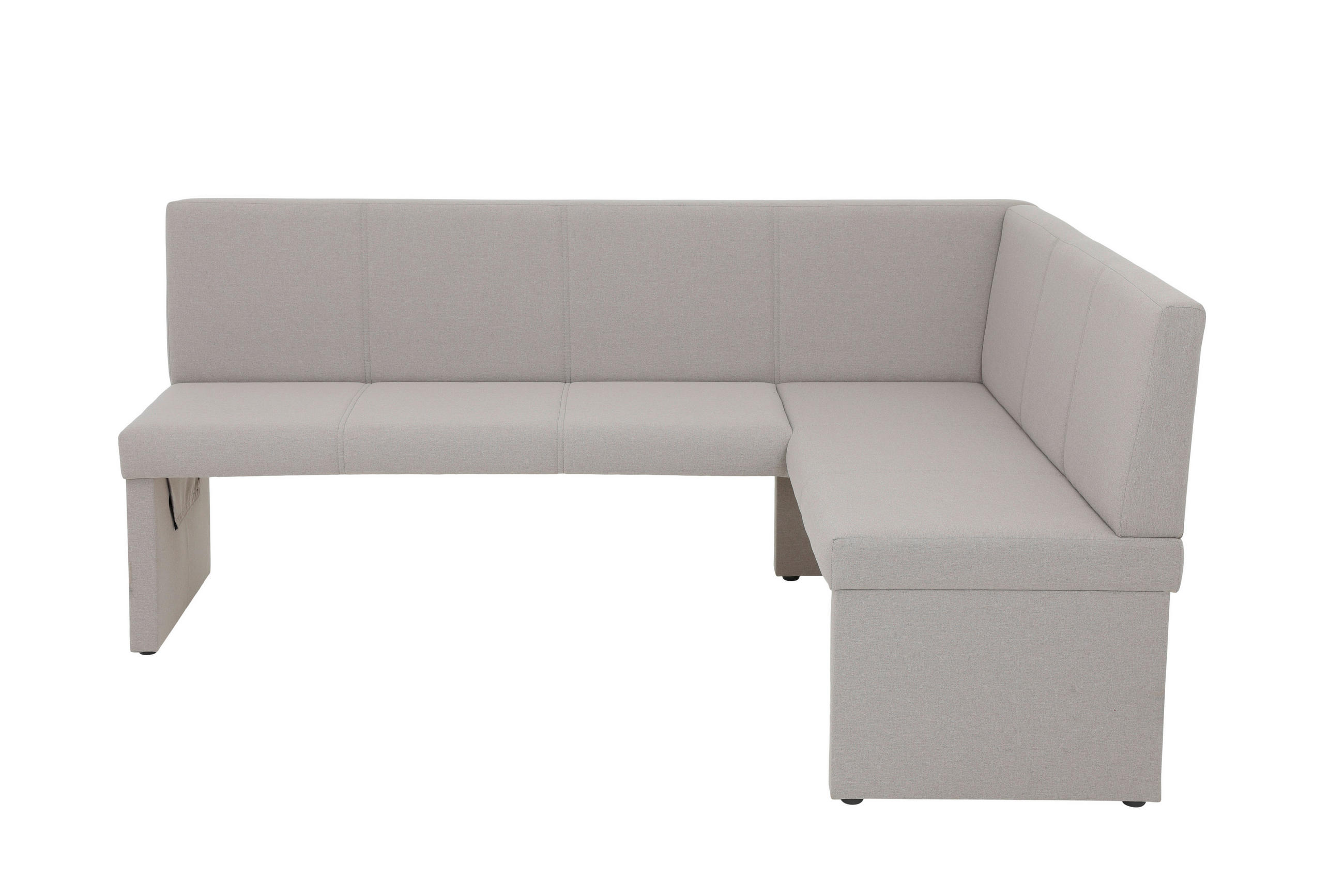 ECKBANK 200/92 cm Webstoff Schlammfarben Schichtholz   - Schlammfarben, MODERN, Holz/Textil (200/92cm) - MID.YOU