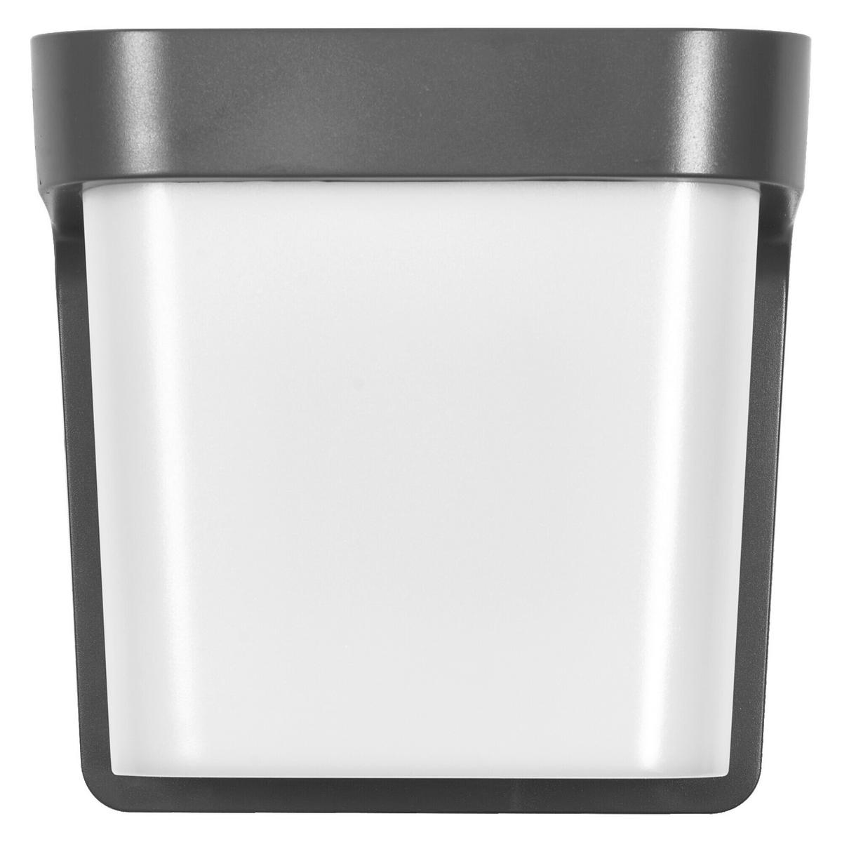 LED-AUßENLEUCHTE 17/14/17 cm   - Dunkelgrau, Basics, Kunststoff (17/14/17cm) - Osram