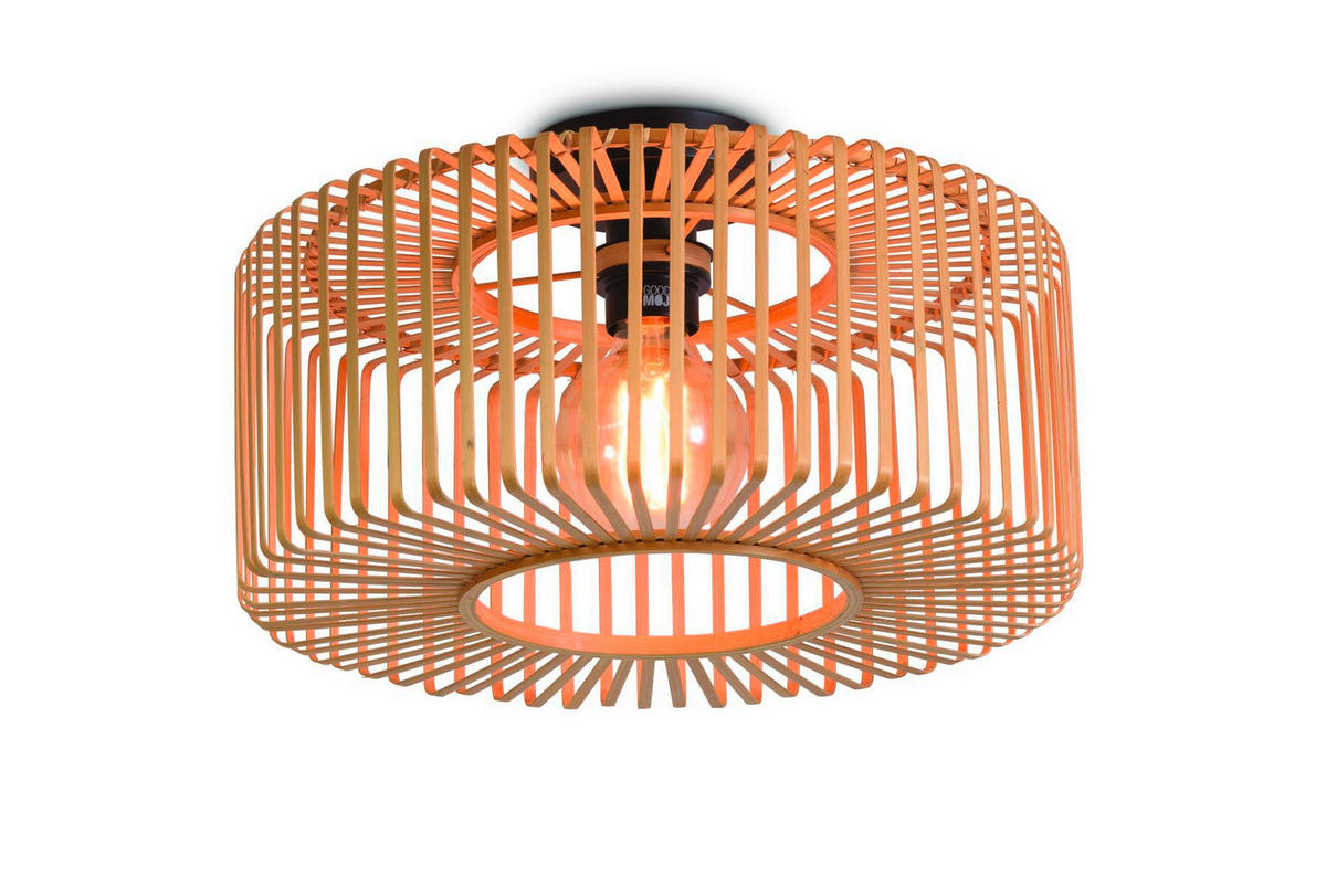 DECKENLEUCHTE GOOD&MOJO  40/20 cm   - Naturfarben, Trend, Holz (40/20cm) - Good & Mojo