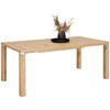 ESSTISCH in Holz, Metall 190(290)/100/75 cm  - Edelstahlfarben/Eichefarben, Design, Holz/Metall (190(290)/100/75cm) - Venjakob