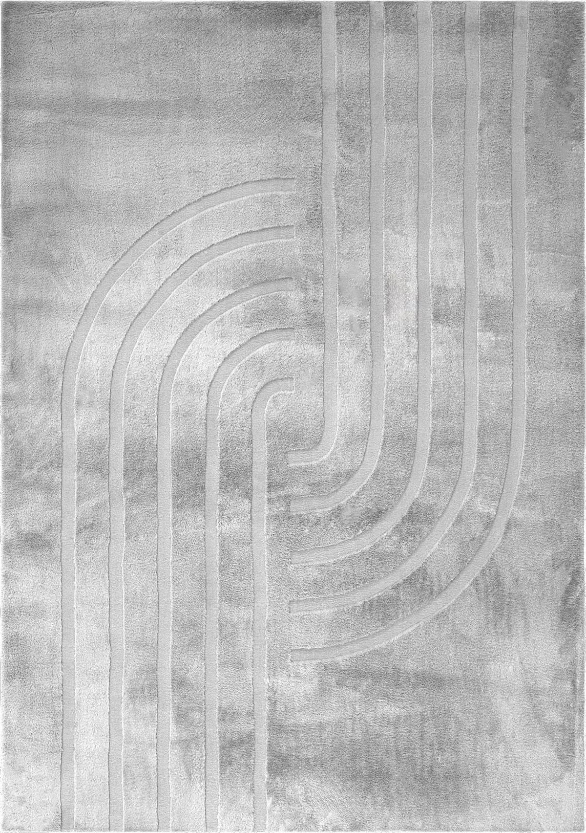 FLACHWEBETEPPICH 160/230 cm My Zen Deluxe Grau  - Grau, Trend, Textil (160/230cm) - Obsession