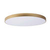 LED-DECKENLEUCHTE UNAR 80/80/5 cm   - Messingfarben, KONVENTIONELL, Kunststoff/Metall (80/80/5cm) - Lucide